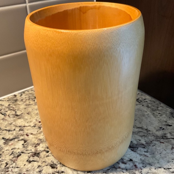 Bamboo Kitchen Utensil Holder 6 3/4” (Utensils Not Included) - Picture 3 of 11